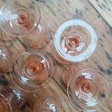 Set of 8 Rosaline wine glasses