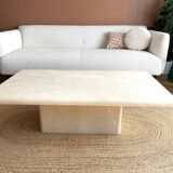 Table basse travertin