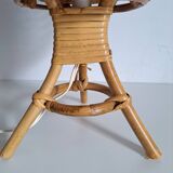 Bamboo bedside lamp