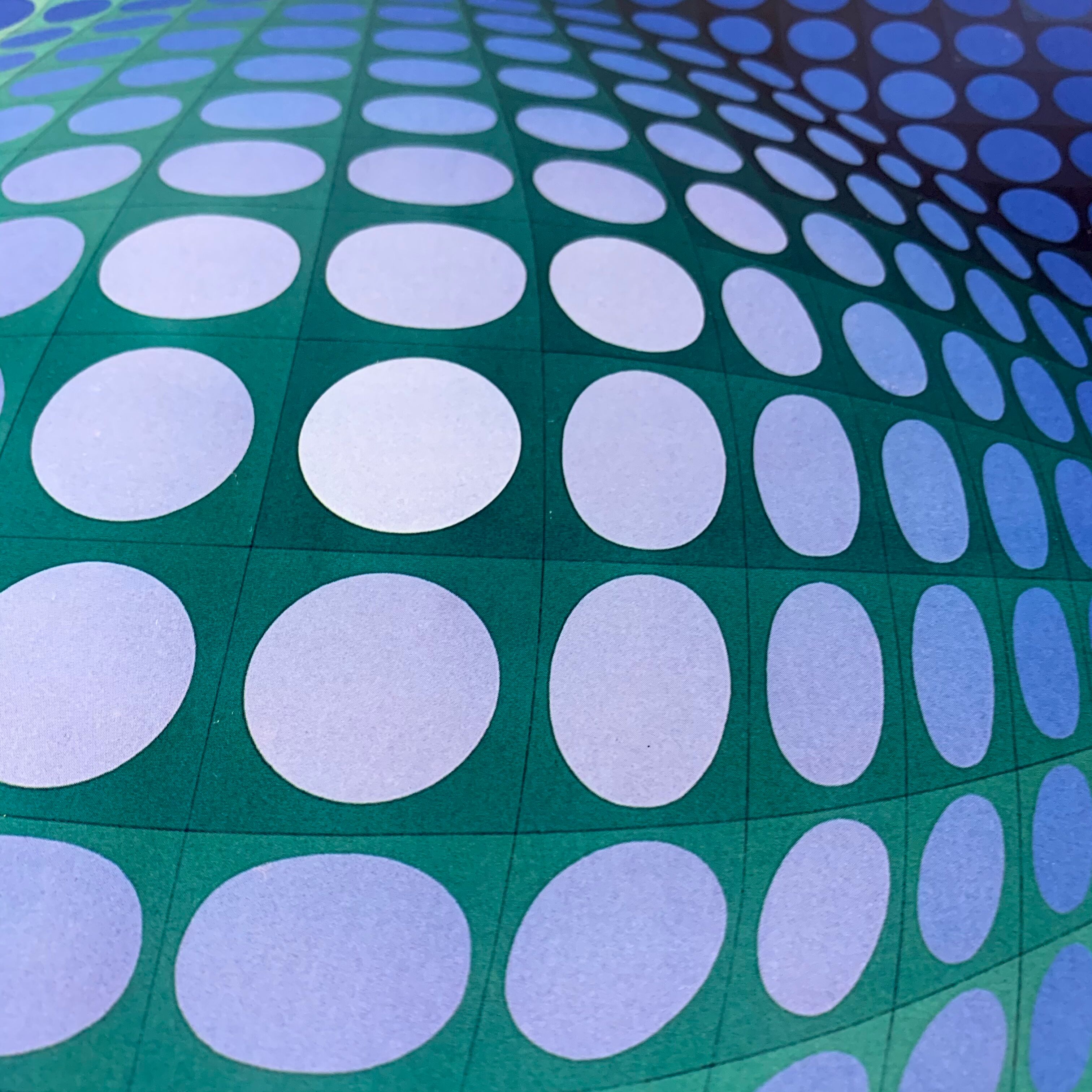 Affiche cinétique OP ART Vasarely
