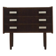 Commode en placage de chêne danois, années 1980