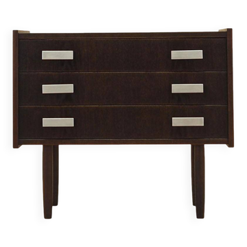 Danish oak veneer chest of drawers, 1980s