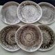 6 flat ceramic plates from Niderviller Foam model