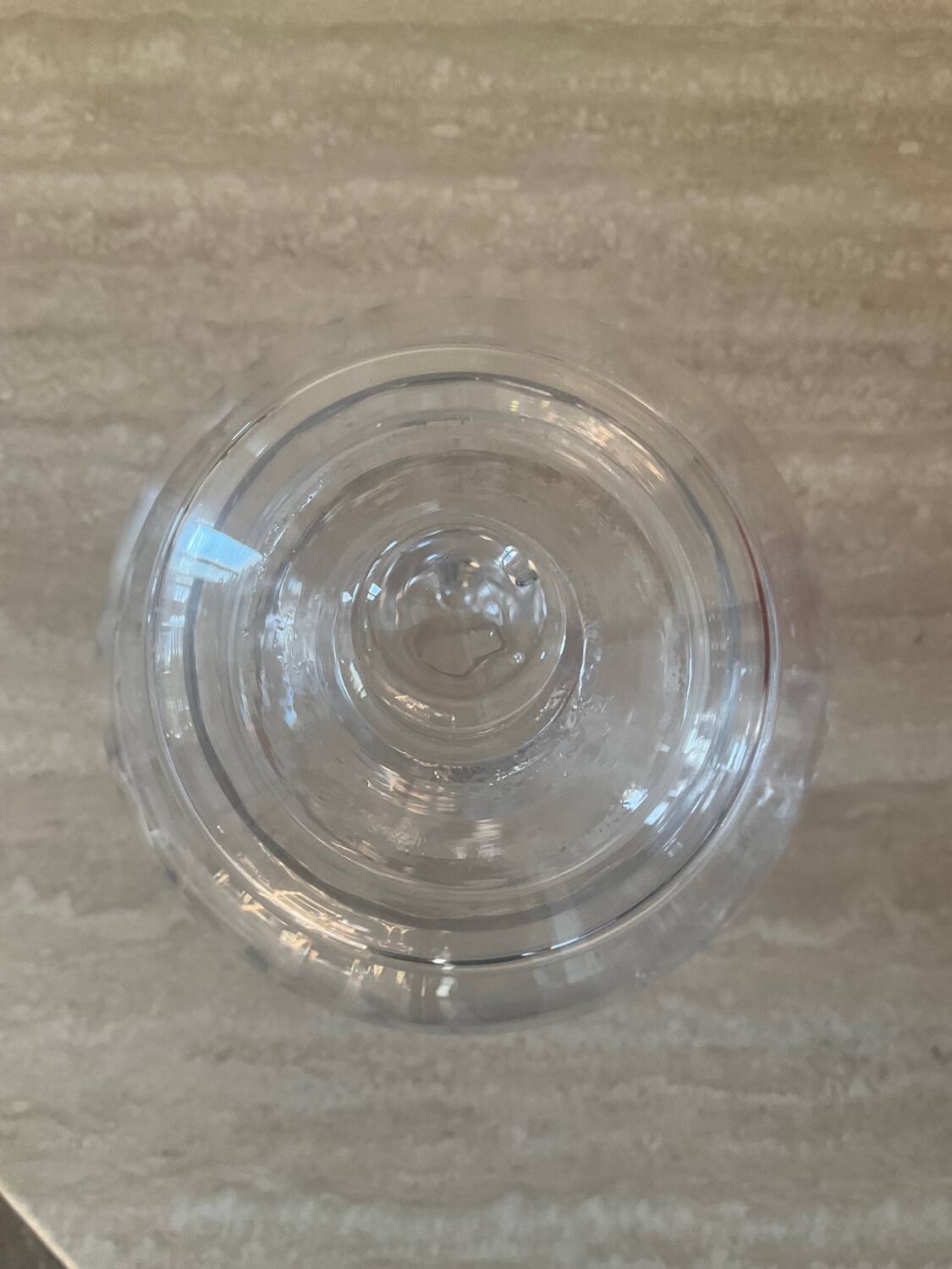 Vintage blown glass candy box