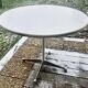 White Melamine Round Table Charles And Ray Eames For Herman Miller