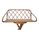 Rattan wall shelf