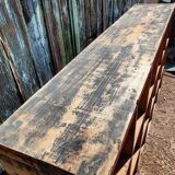 Meuble de métier à casiers