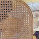 Vintage Curved Wood and Cane Rocking Chair - Thonet Style No. 1