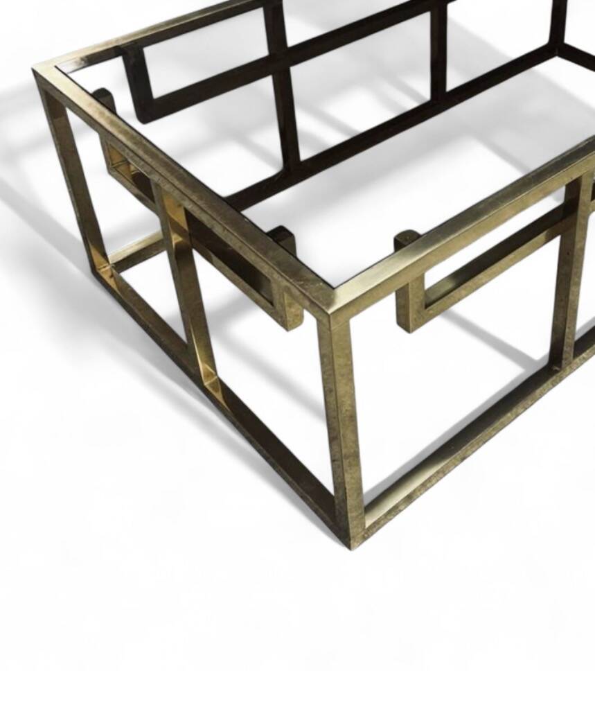 Brass table by J. Lefevre, circa 1970.