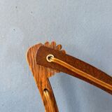 Mid-century teak wall lamp