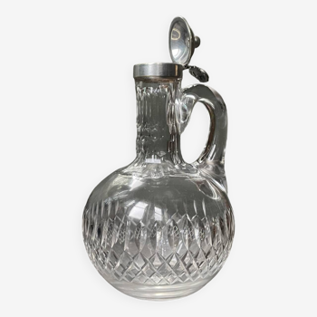 old crystal oil cruet