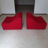 Paire de chauffeuses chromatique pivotants de Kwok Hoi Chan, Steiner