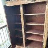 Armoire Cabinet directoire en chêne brut