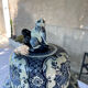 Vase en faïence de Delft par Boch Royal Sphinx