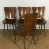 4 vintage Bistro chairs Baumann Mondor
