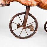 Tricycle en bois français du XIXe siècle