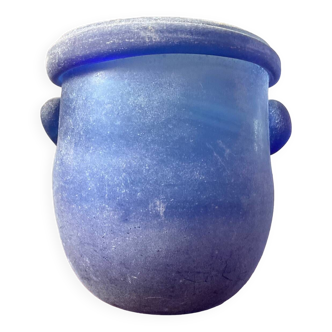 Vintage “Scavo” flowerpot in Murano glass paste