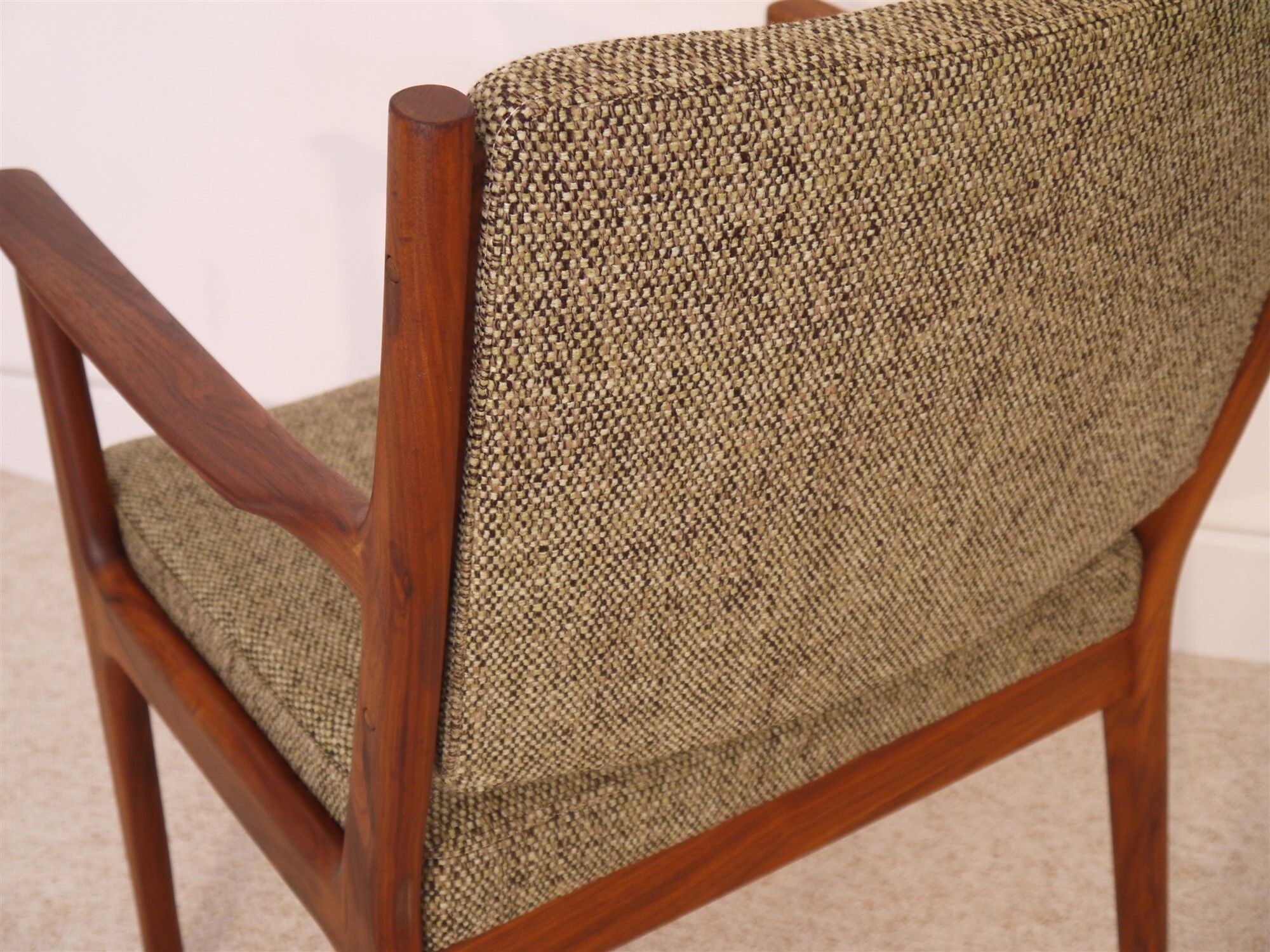 Vintage Scandinavian Chair teak design KE Ekselius