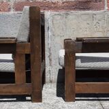 Pair of armchairs 60s