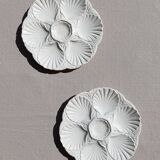 Set of 2 shell plates