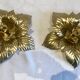 Pair of flower sconces