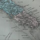 Old map of New Caledonia - 1895