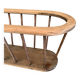 Vintage Scandinavian style magazine rack