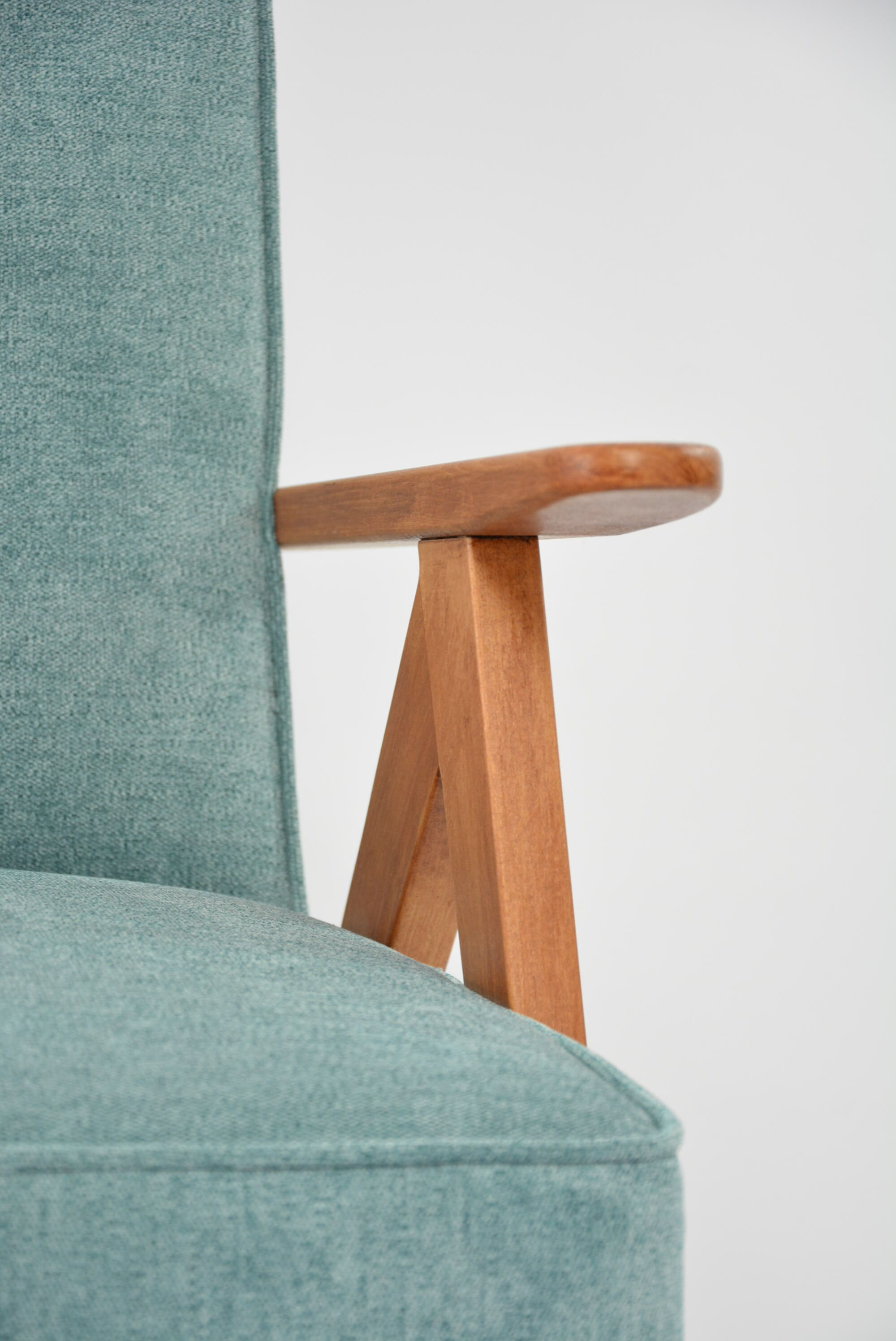 Fauteuil Komas canard chiné