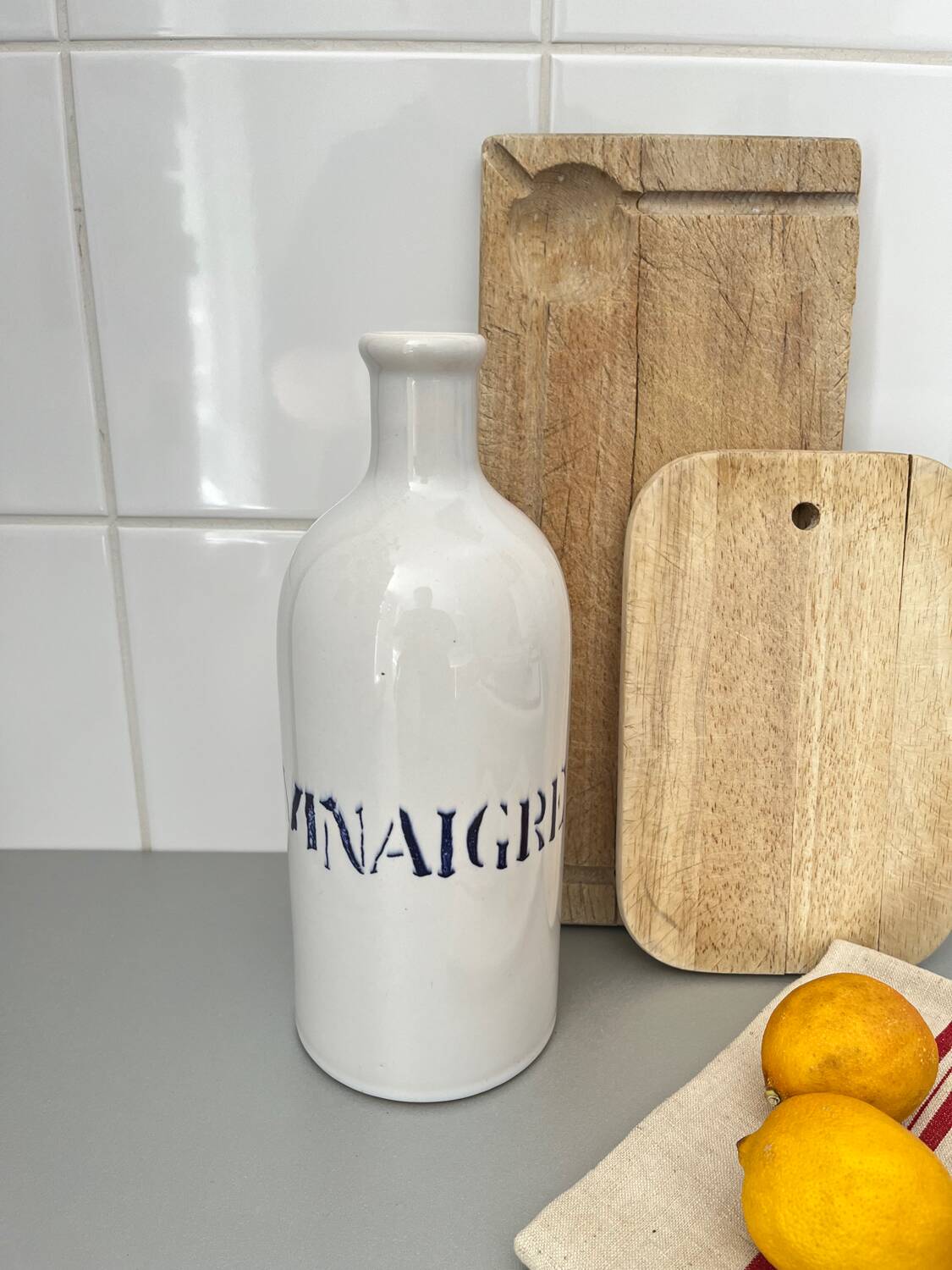 Bouteille « vinaigre » céramique Charolles