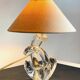 Lampe cristal art déco gravée Paris France
