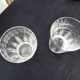 Paire de grands verres en cristal