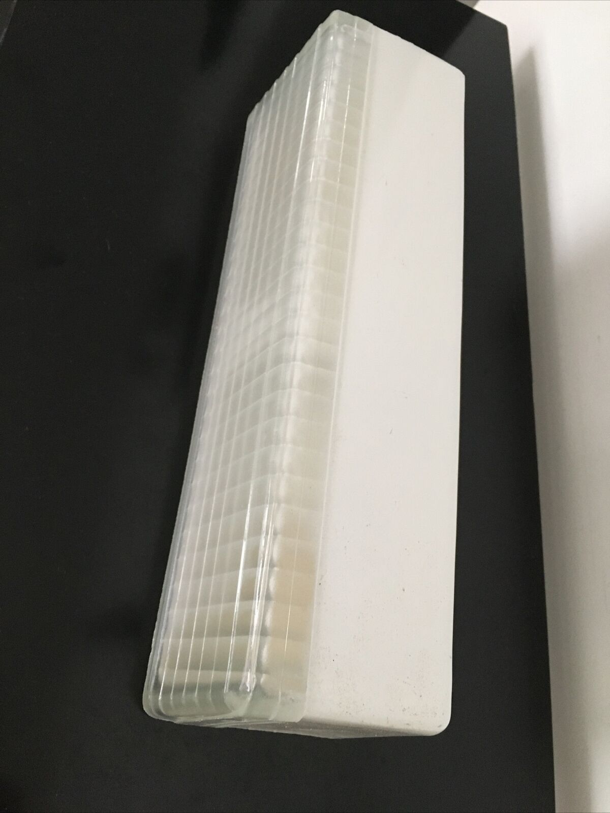 Apply Holophane design 50 60-industrial opalin glass and streaked lamp
