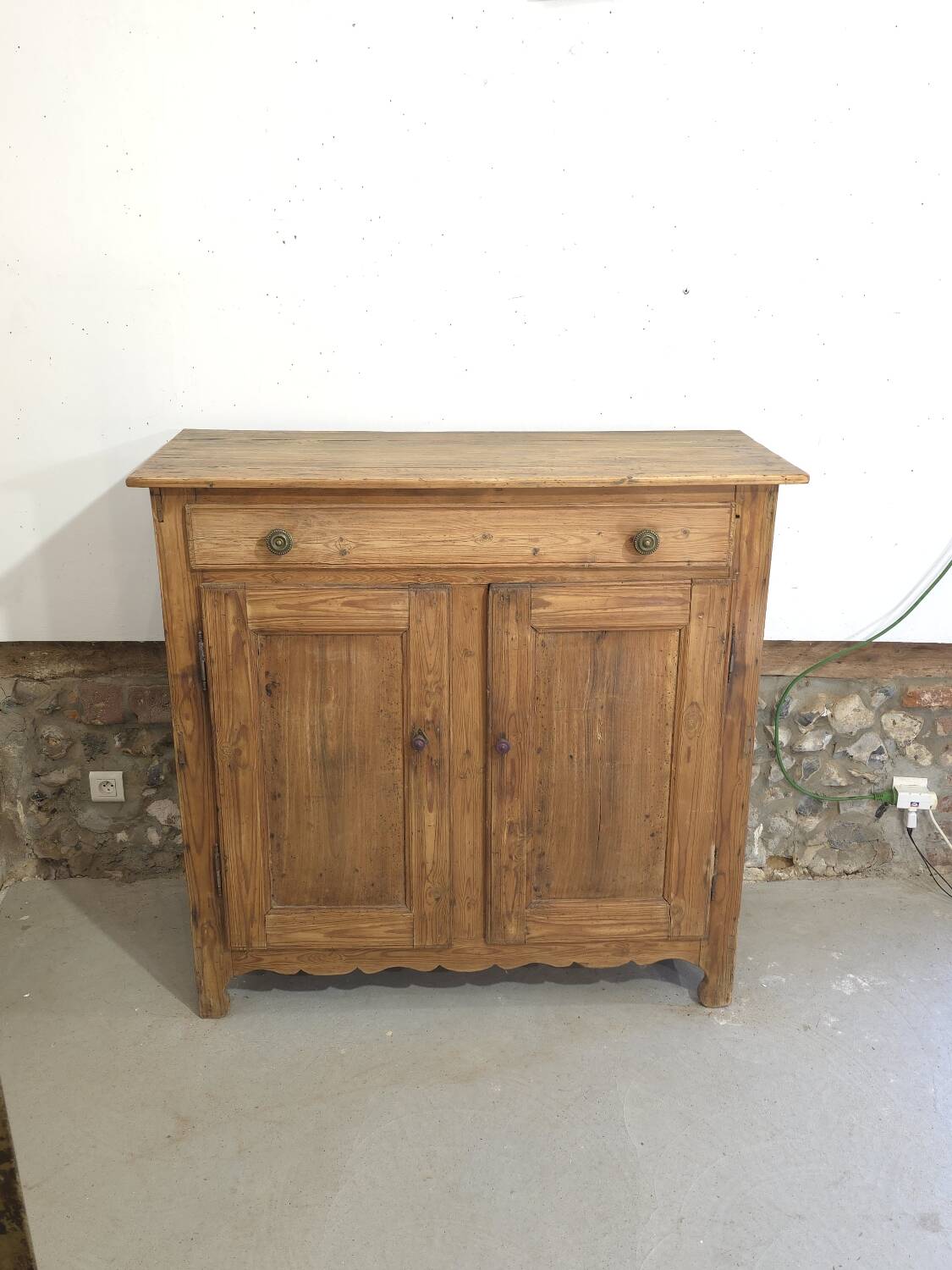 19th century pine sideboard