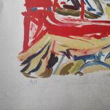 Lithograph signed Émile Sabouraud
