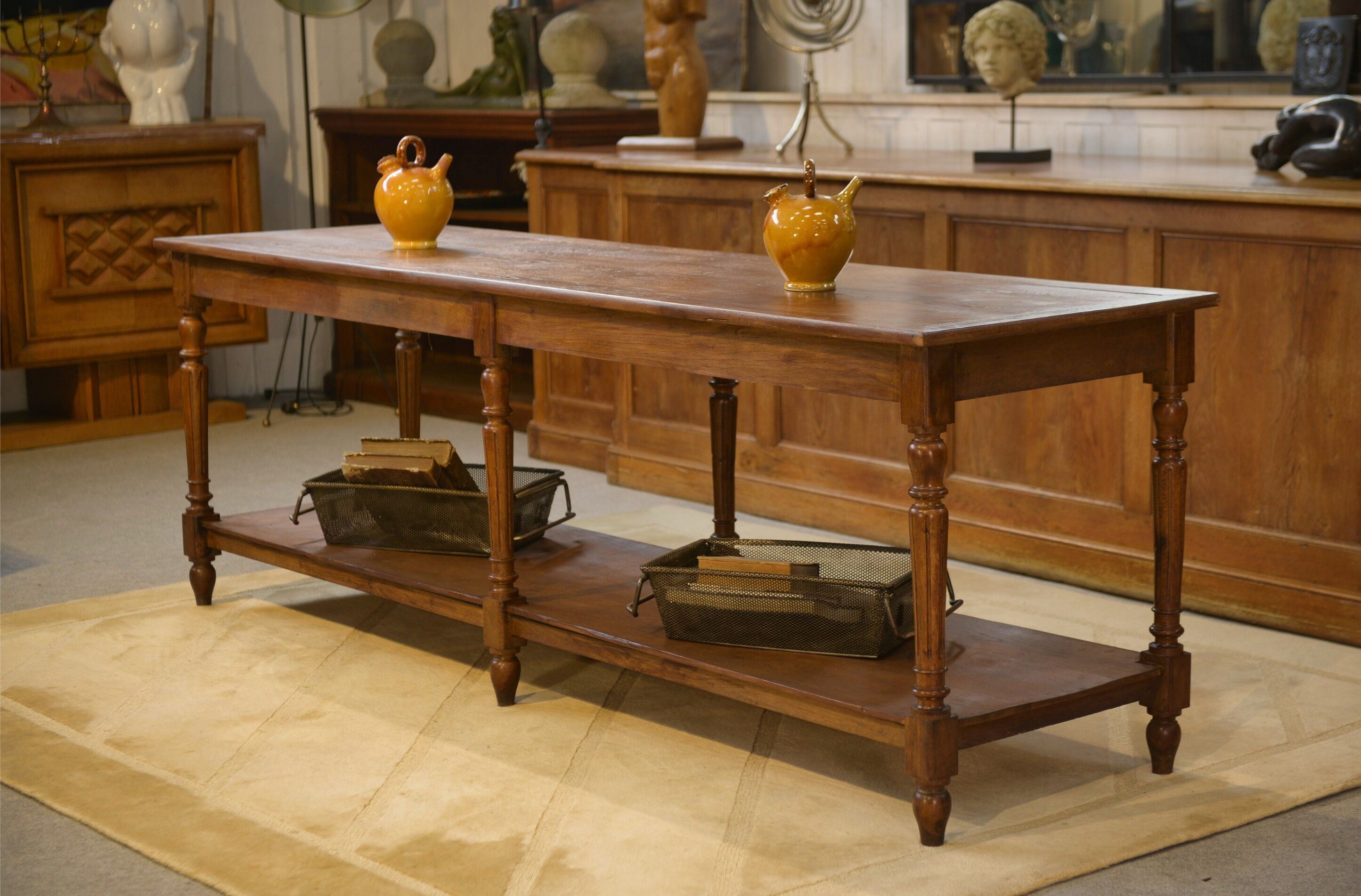 Table de drapier en chêne 1920’s