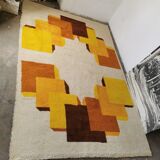 Seventies wool carpet made in Holland 300x200 cm