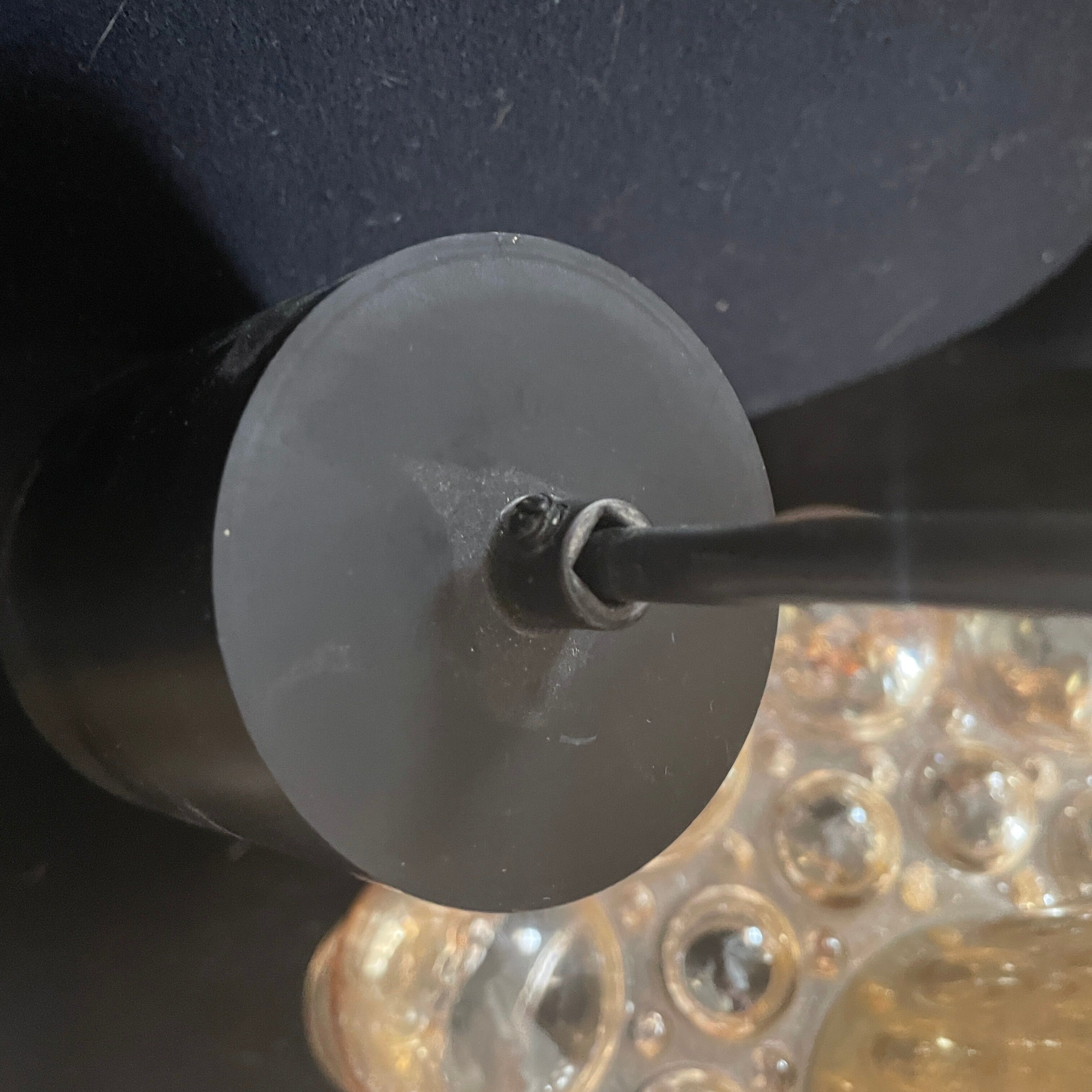 suspension bubble Helena Tynell Limburg glass lamp 1970 design