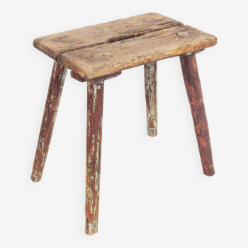 Folk art stool