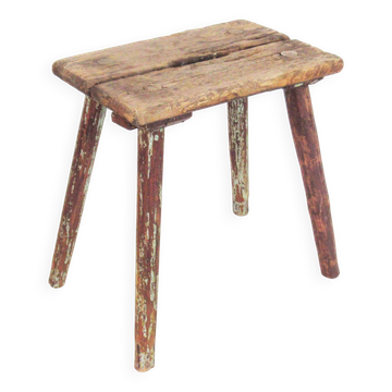 Folk art stool