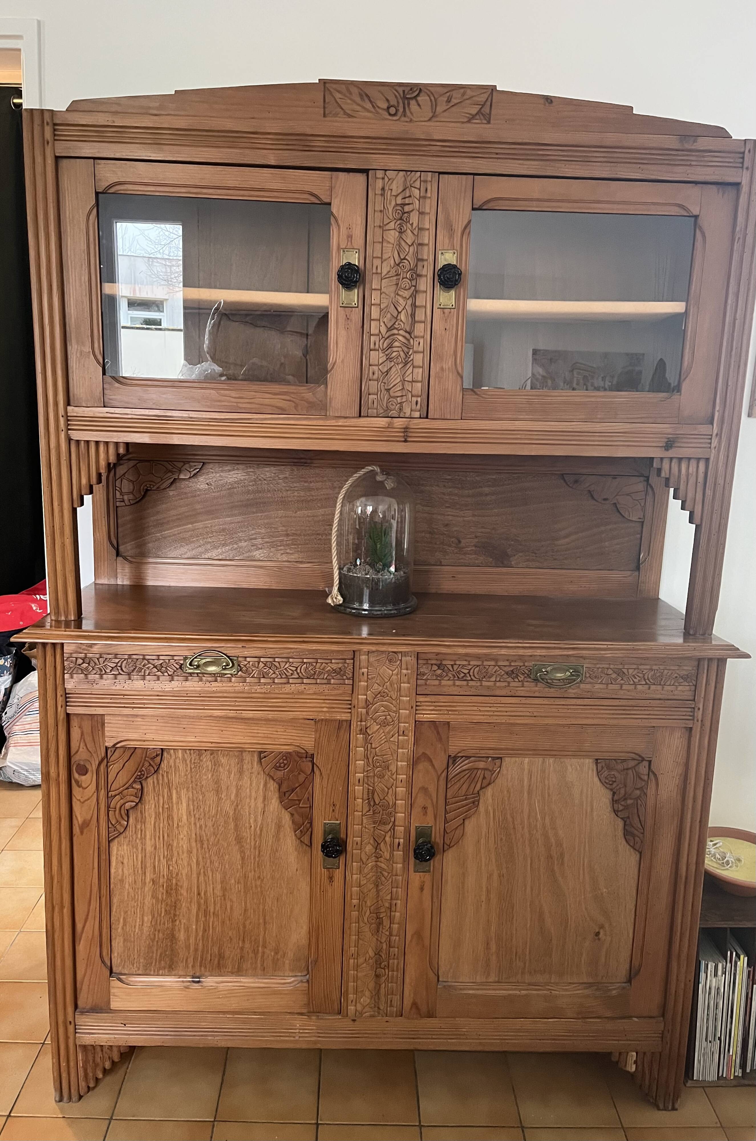 Art Deco two-part buffet