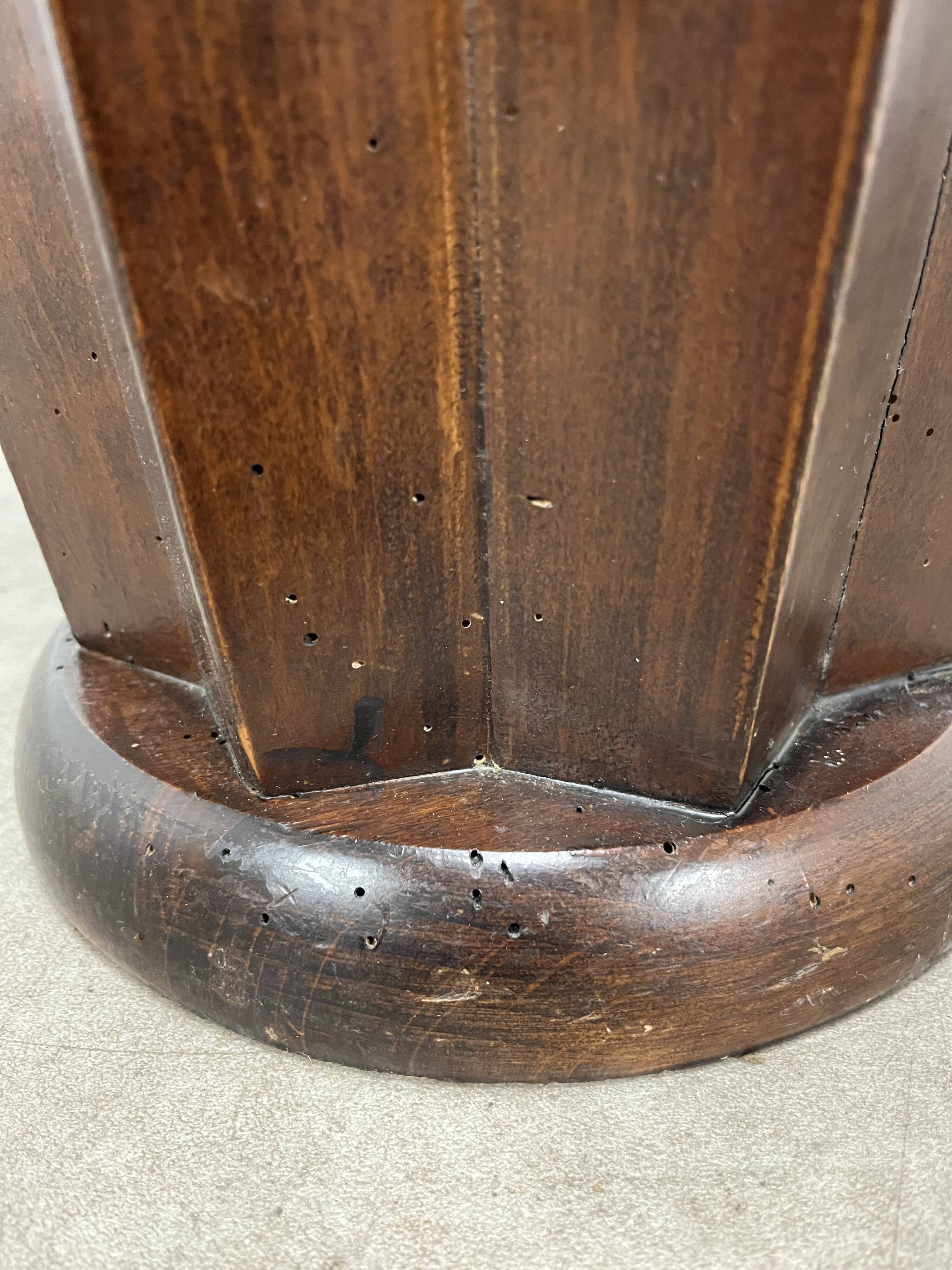 Art Deco wooden umbrella stand