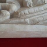 Medieval bas-relief in the Louvre Museum