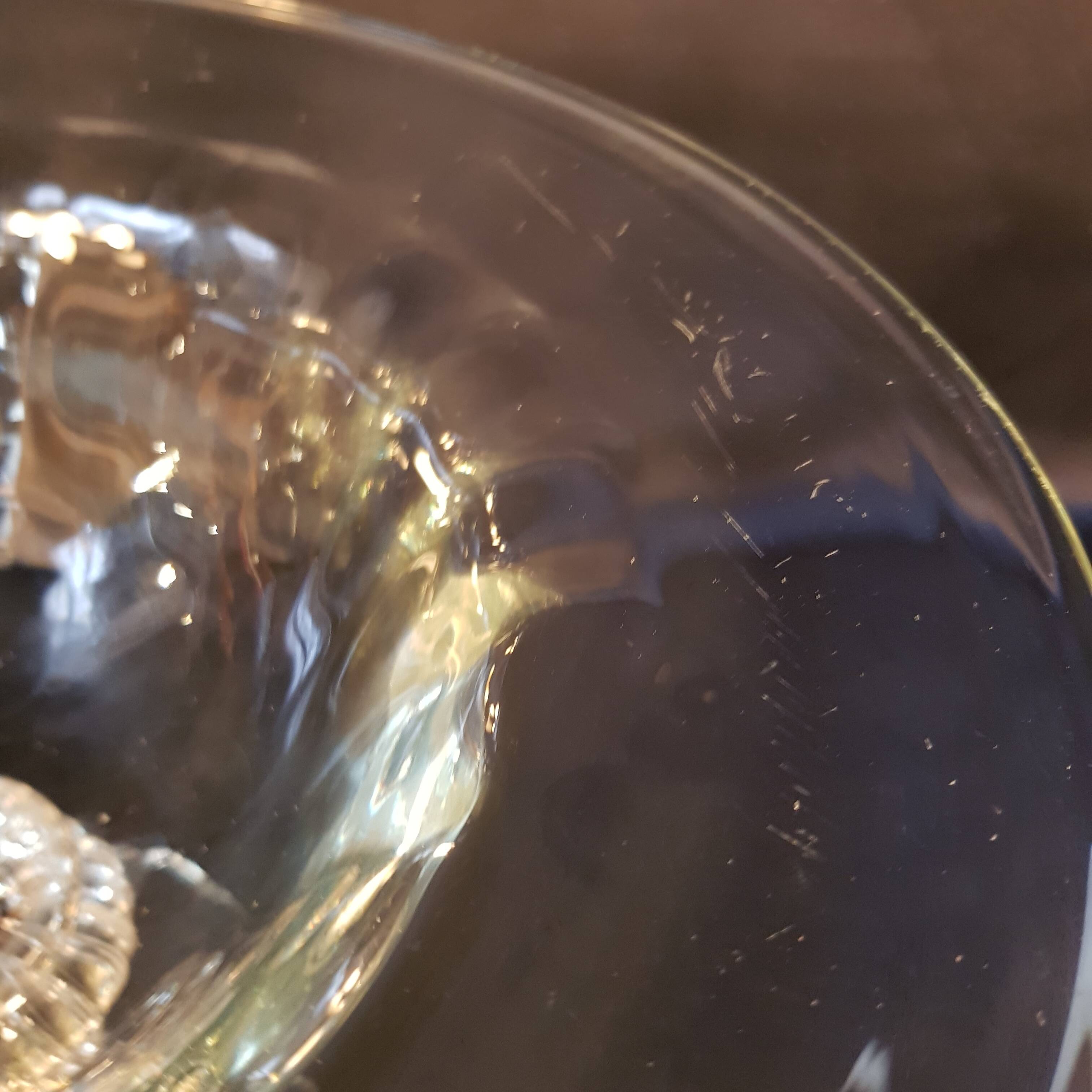 Grande coupe en verre