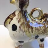 Small Jug Pitcher Pot Botijo Olive Oil Glazed Ceramic Spain