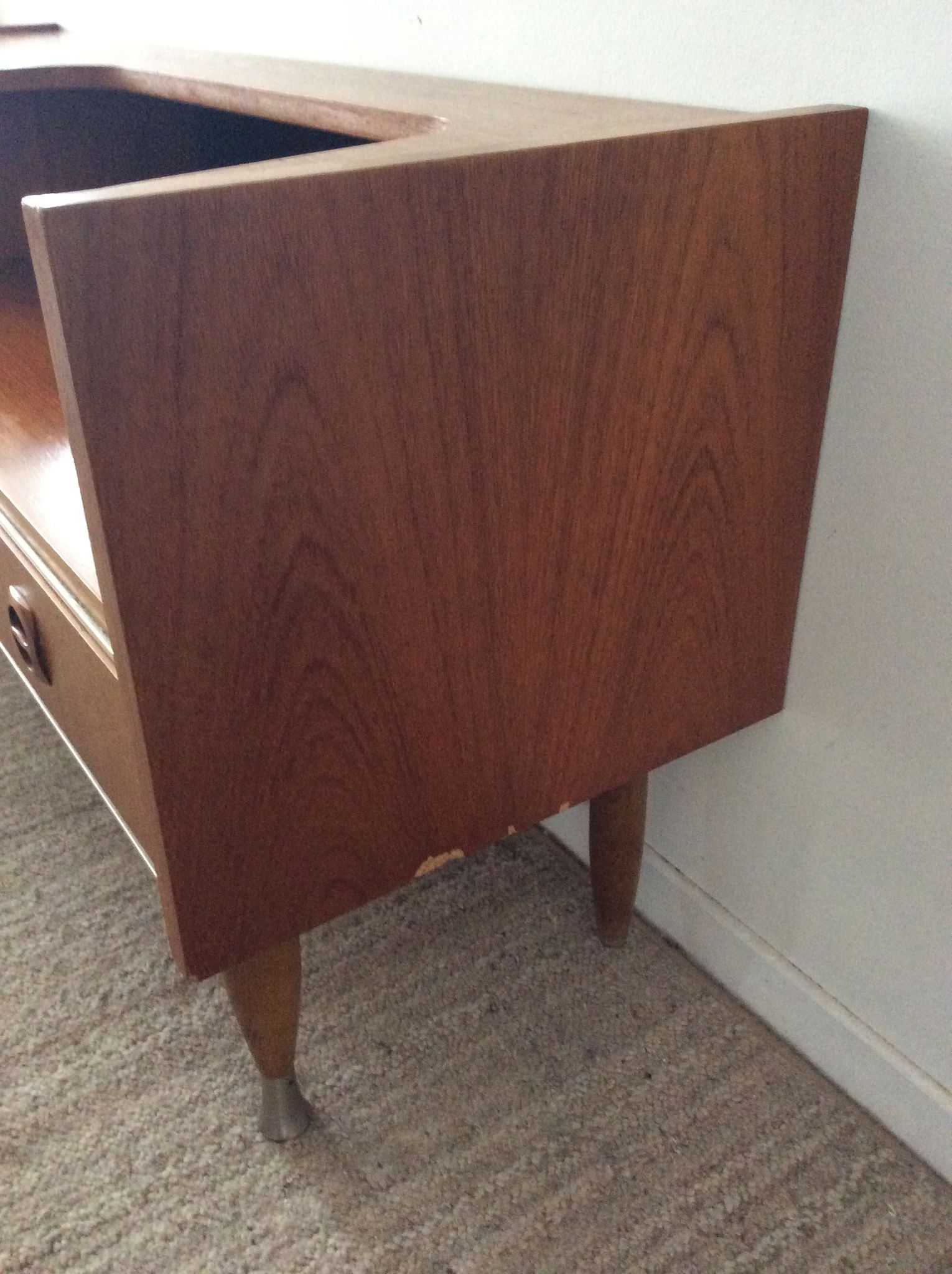 Scandinavian teak tv cabinet from the 60s