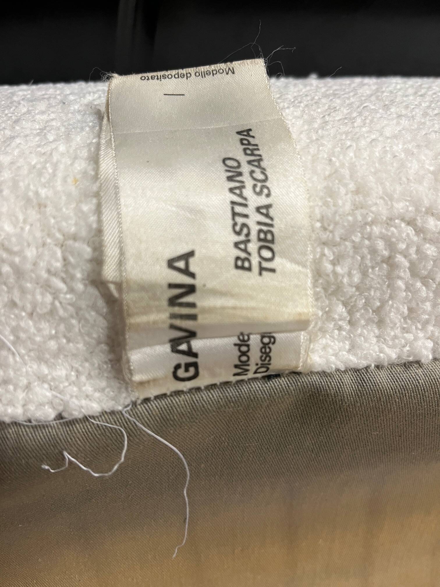 Tobia Scarpa  'Bastiano' two seater sofa by Knoll, 1970s