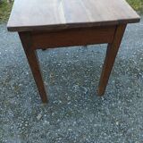 Firm table desk cherry walnut a drawer in front