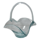 Basket-shaped glass basket