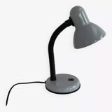 Grey industrial desk lamp