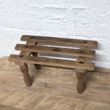 Wooden footrest